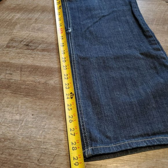 Venezia Plus Size 16 Dark Blue Wash Jeans Bootcut Women's - Picture 6 of 14